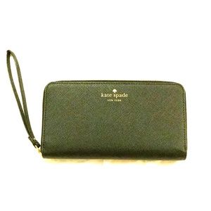 Kate Spade Zipper Long Wallet Cell Case Wristlet